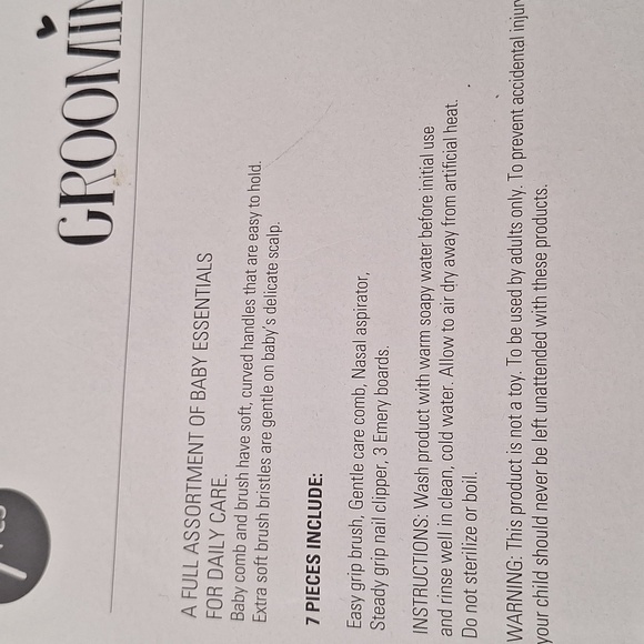 Baby's First Grooming Set - Picture 3 of 3